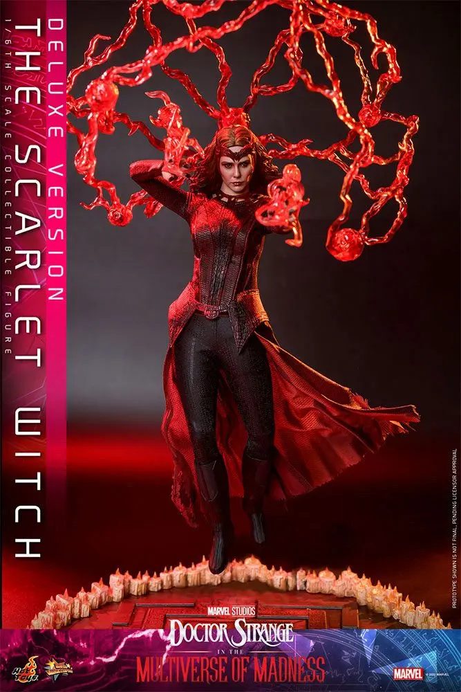 Doctor Strange in the Multiverse of Madness Movie Masterpiece 1/6 The Scarlet Witch (Deluxe Version) akciófigura 28 cm termékfotó