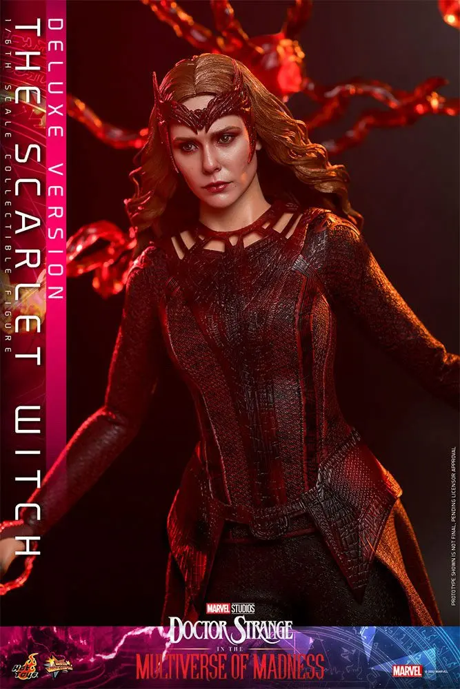 Doctor Strange in the Multiverse of Madness Movie Masterpiece 1/6 The Scarlet Witch (Deluxe Version) akciófigura 28 cm termékfotó