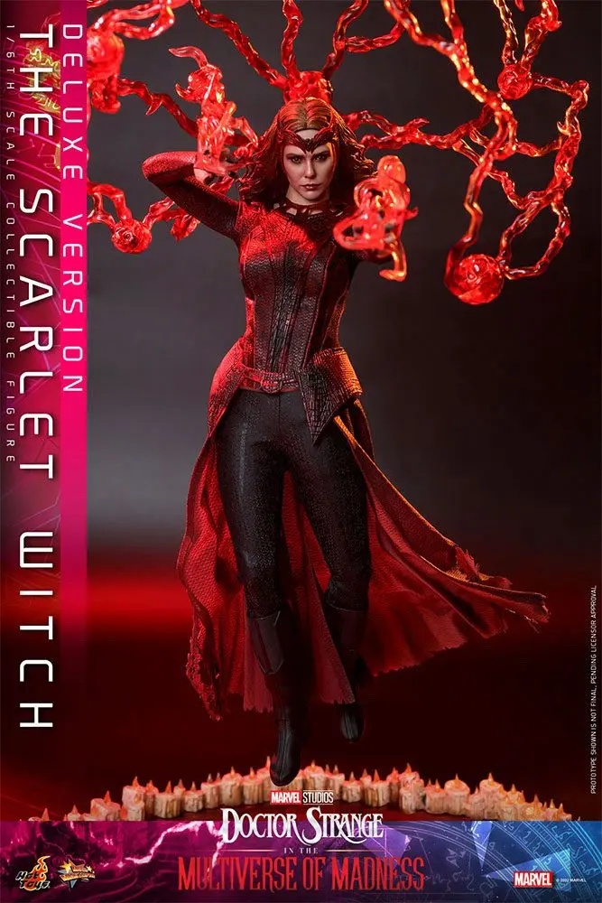 Doctor Strange in the Multiverse of Madness Movie Masterpiece 1/6 The Scarlet Witch (Deluxe Version) akciófigura 28 cm termékfotó