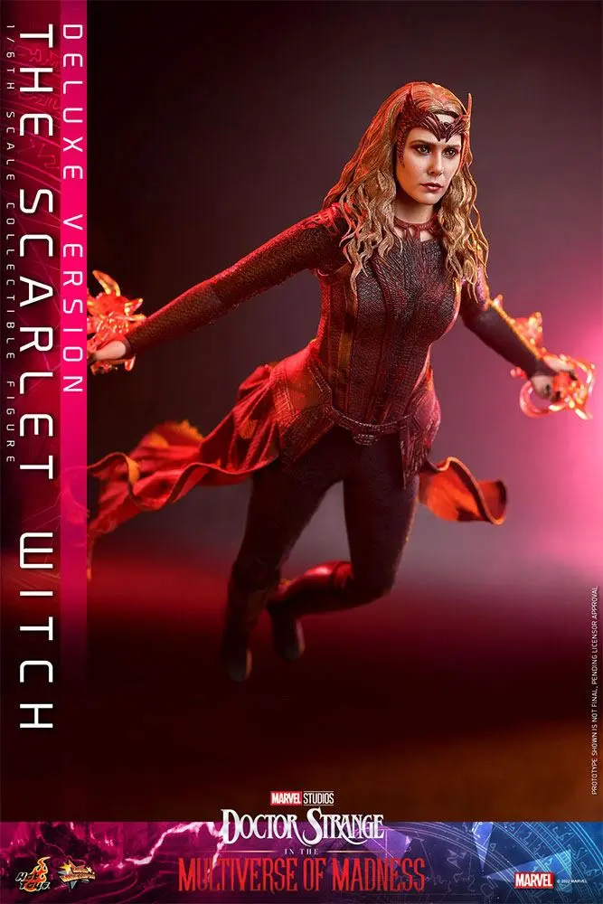 Doctor Strange in the Multiverse of Madness Movie Masterpiece 1/6 The Scarlet Witch (Deluxe Version) akciófigura 28 cm termékfotó