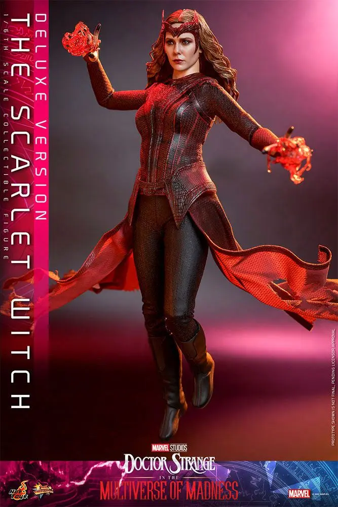 Doctor Strange in the Multiverse of Madness Movie Masterpiece 1/6 The Scarlet Witch (Deluxe Version) akciófigura 28 cm termékfotó