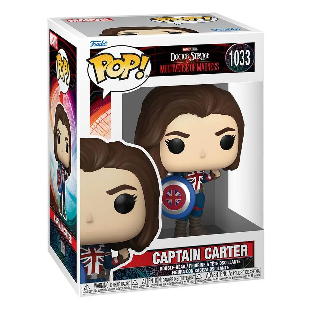 Doctor Strange in the Multiverse of Madness POP! Movies Vinyl figura Captain Carter 9 cm termékfotó