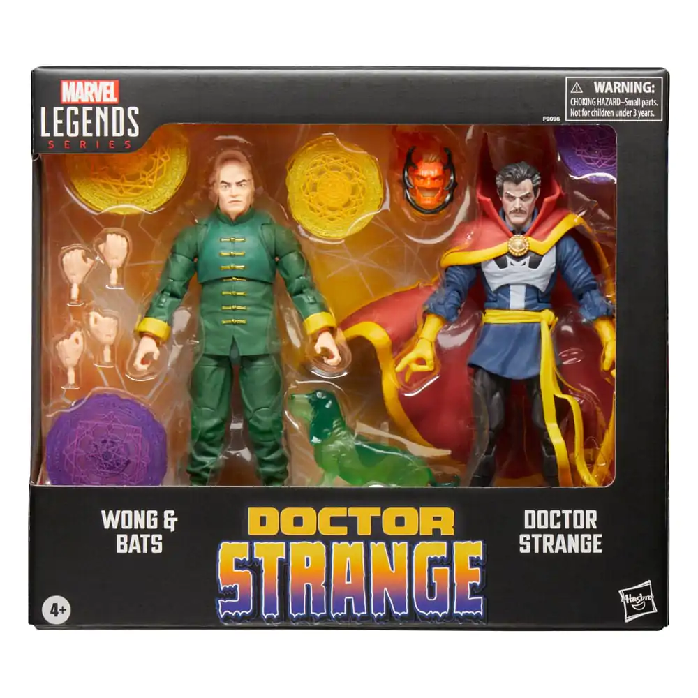 Doctor Strange Marvel Legends 3db-os akciófigura csomag Doctor Strange, Wong & Bats 15 cm termékfotó