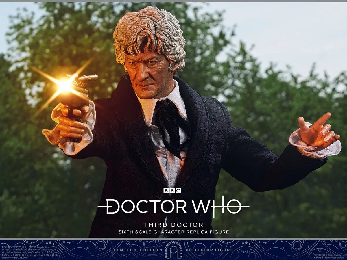 Doctor Who Collector figura Series 1/6 3rd Doctor (Jon Pertwee) Limitált kiadás akciófigura 30 cm termékfotó