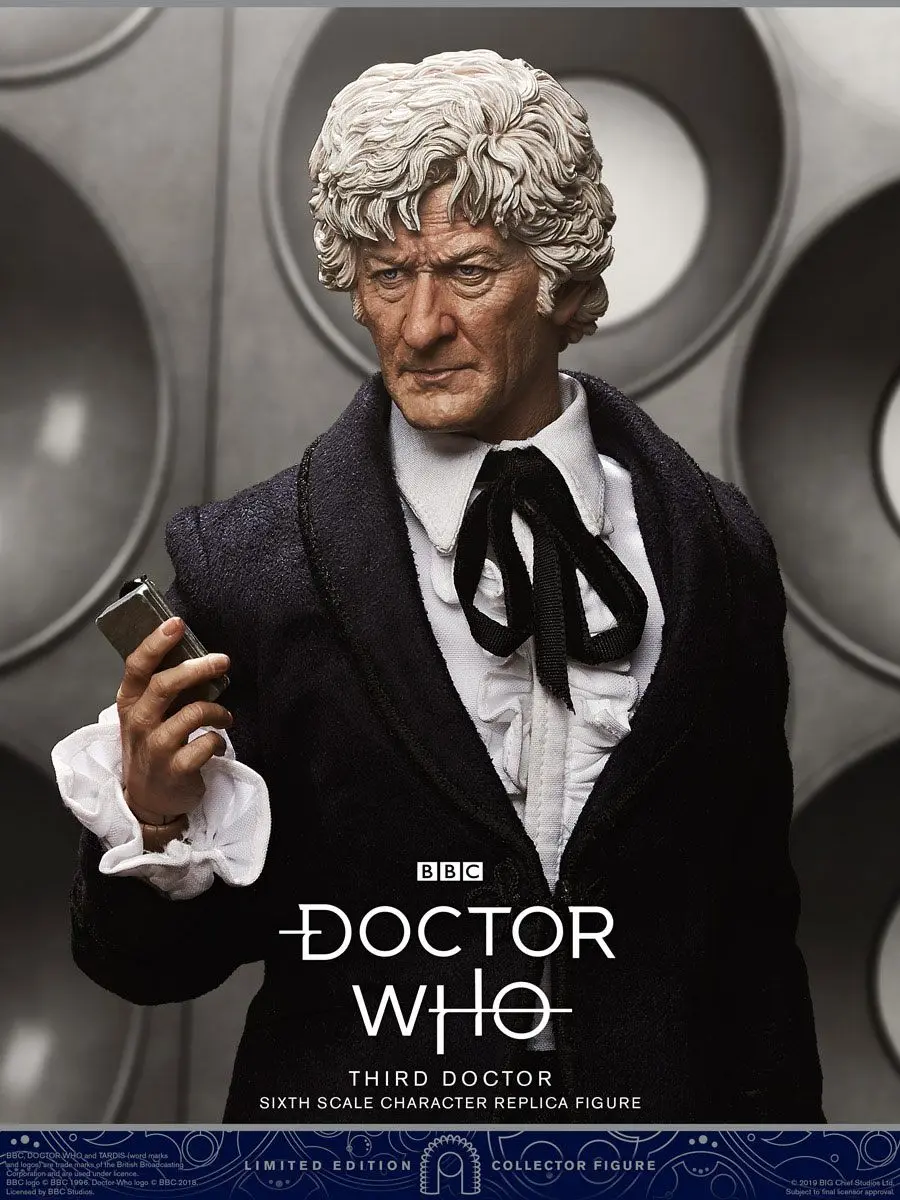 Doctor Who Collector figura Series 1/6 3rd Doctor (Jon Pertwee) Limitált kiadás akciófigura 30 cm termékfotó