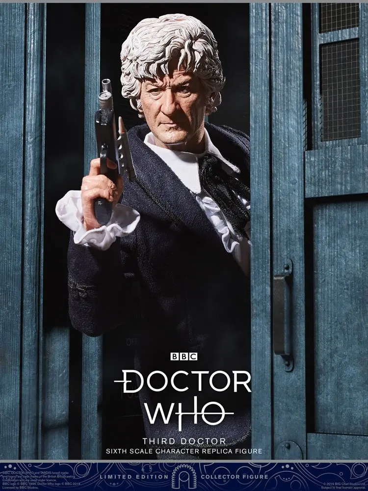Doctor Who Collector figura Series 1/6 3rd Doctor (Jon Pertwee) Limitált kiadás akciófigura 30 cm termékfotó