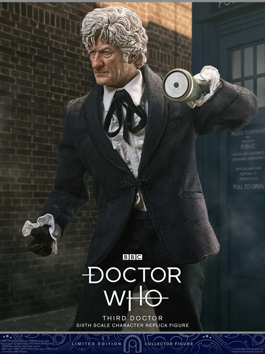 Doctor Who Collector figura Series 1/6 3rd Doctor (Jon Pertwee) Limitált kiadás akciófigura 30 cm termékfotó