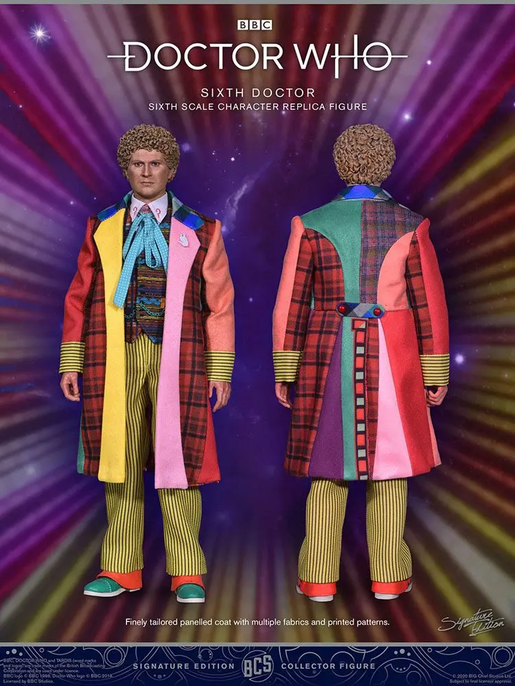 Doctor Who Collector figura Series 1/6 6th Doctor (Colin Baker) Limitált kiadású akciófigura 30 cm termékfotó