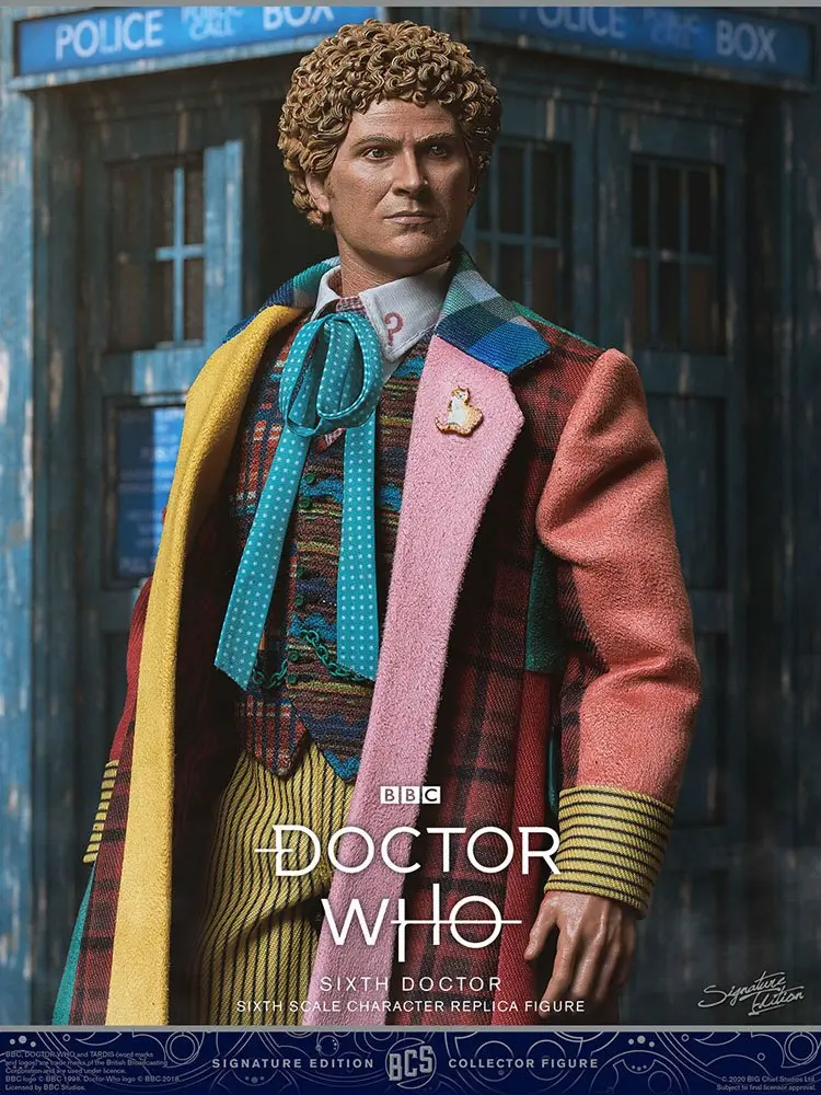 Doctor Who Collector figura Series 1/6 6th Doctor (Colin Baker) Limitált kiadású akciófigura 30 cm termékfotó