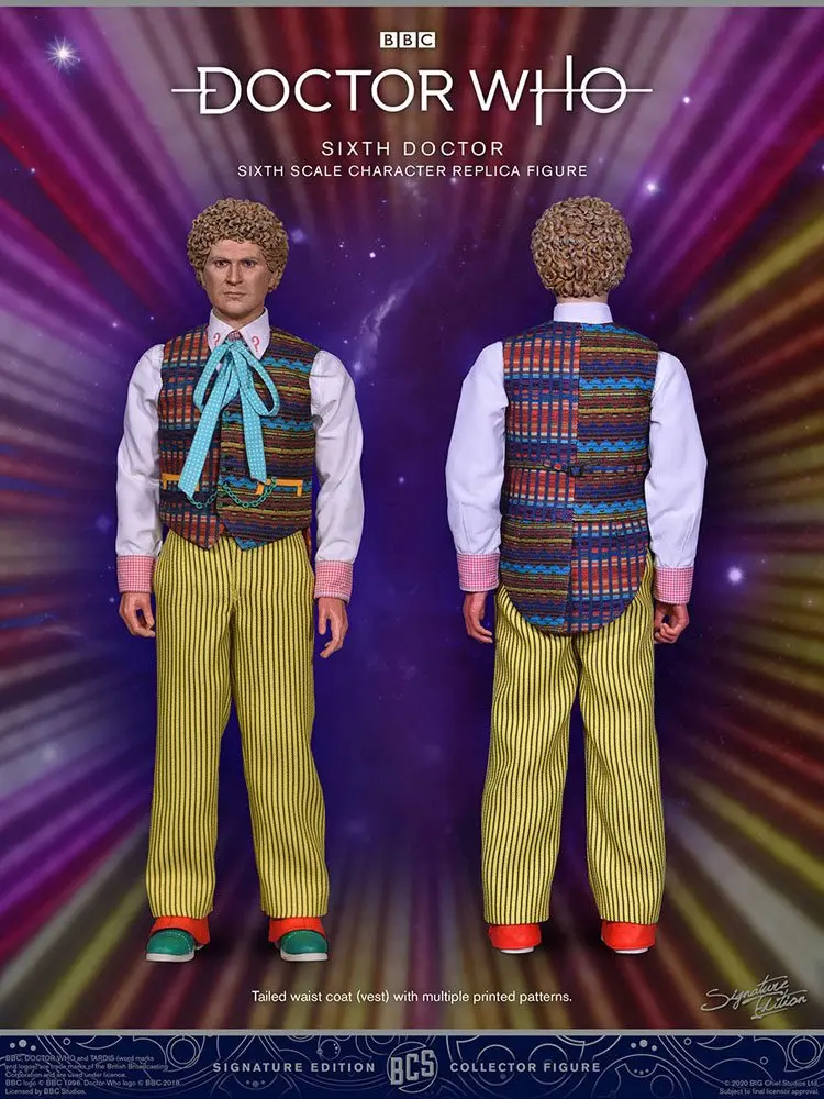 Doctor Who Collector figura Series 1/6 6th Doctor (Colin Baker) Limitált kiadású akciófigura 30 cm termékfotó
