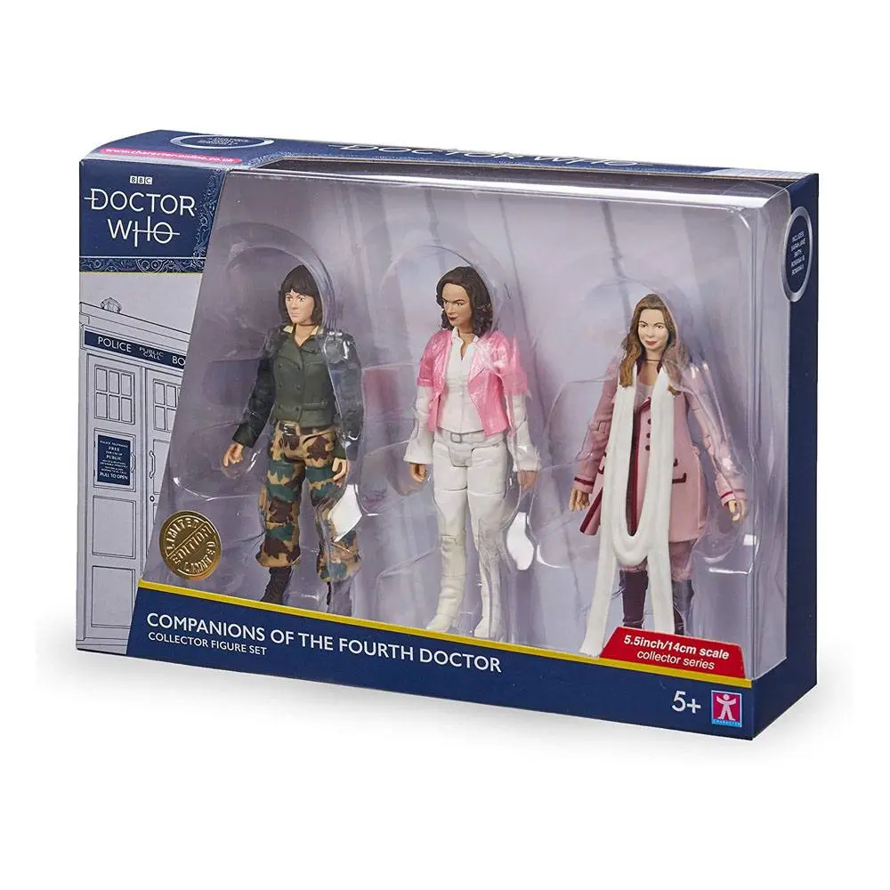 Doctor Who Companions of the Fourth Doctors akciófigura csomag 14 cm termékfotó
