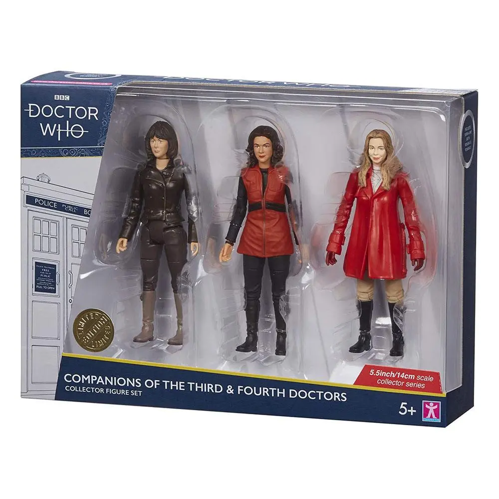 Doctor Who Companions of the Third &amp; Fourth Doctors akciófigura csomag 14 cm termékfotó