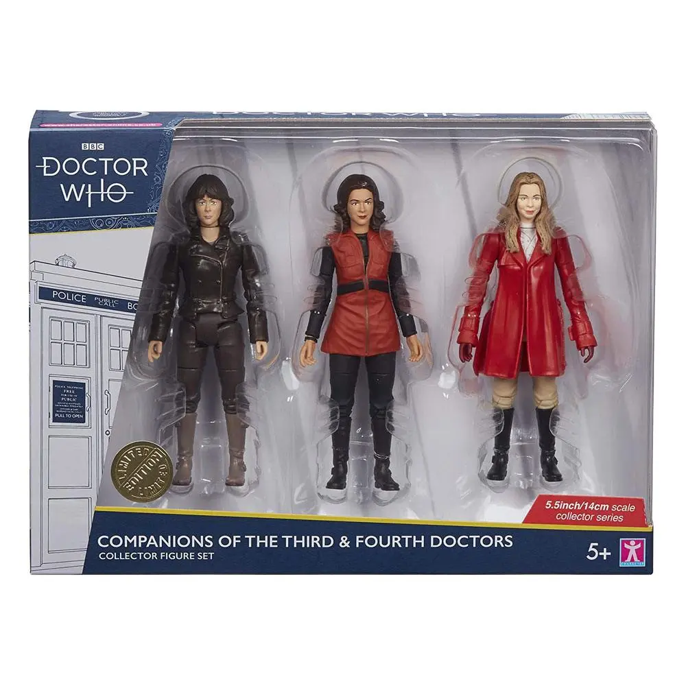 Doctor Who Companions of the Third &amp; Fourth Doctors akciófigura csomag 14 cm termékfotó