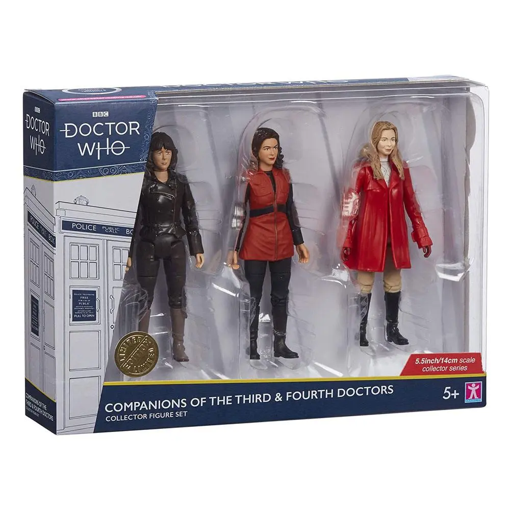 Doctor Who Companions of the Third &amp; Fourth Doctors akciófigura csomag 14 cm termékfotó