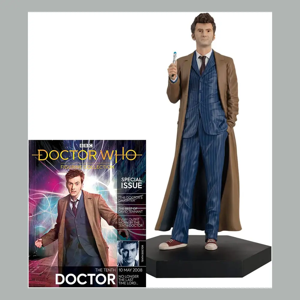 Doctor Who: The Mega figura Collection The Tenth Doctor (David Tennant) szobor figura 32 cm termékfotó