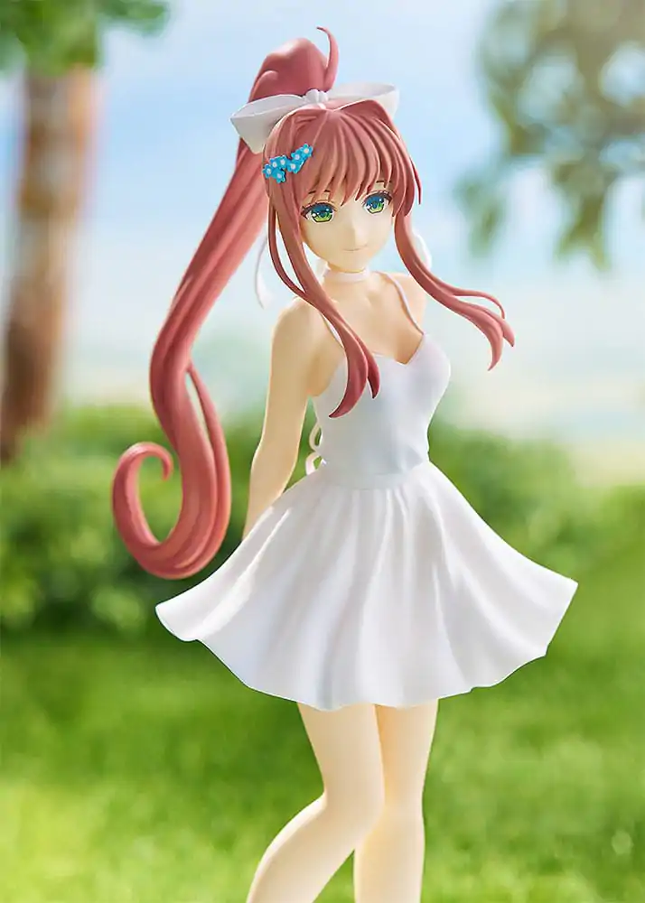 Doki Doki Literature Club! Pop Up Parade Monika: White Dress Ver. PVC szobor figura 18 cm termékfotó