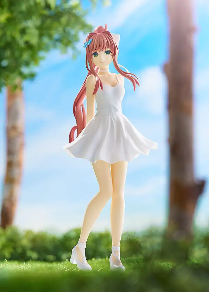 Doki Doki Literature Club! Pop Up Parade Monika: White Dress Ver. PVC szobor figura 18 cm termékfotó