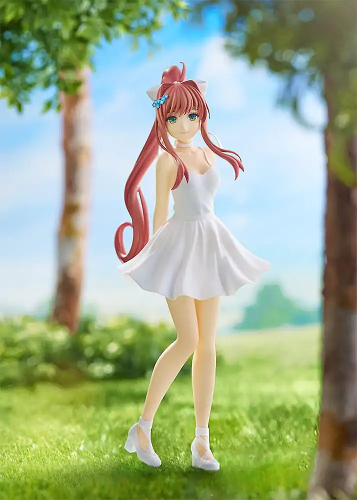 Doki Doki Literature Club! Pop Up Parade Monika: White Dress Ver. PVC szobor figura 18 cm termékfotó