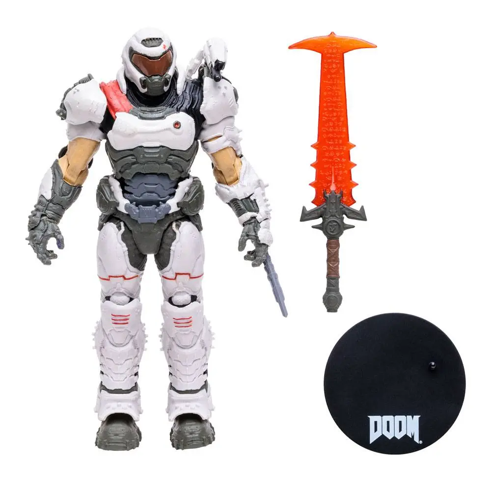 Doom Eternal Doom Slayer (White Armor) akciófigura 18 cm termékfotó