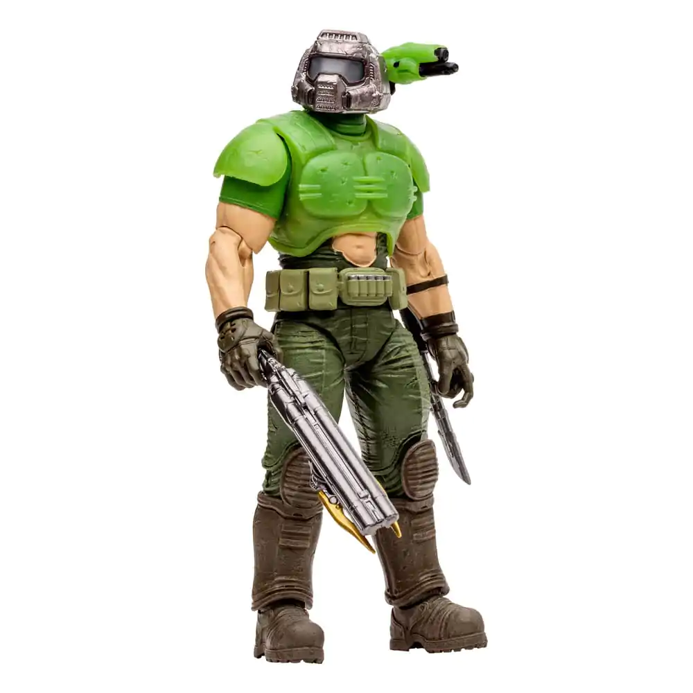 Doom Eternal Doom Slayer Classic (Glow In The Dark Edition) Gold Label akciófigura 18 cm termékfotó