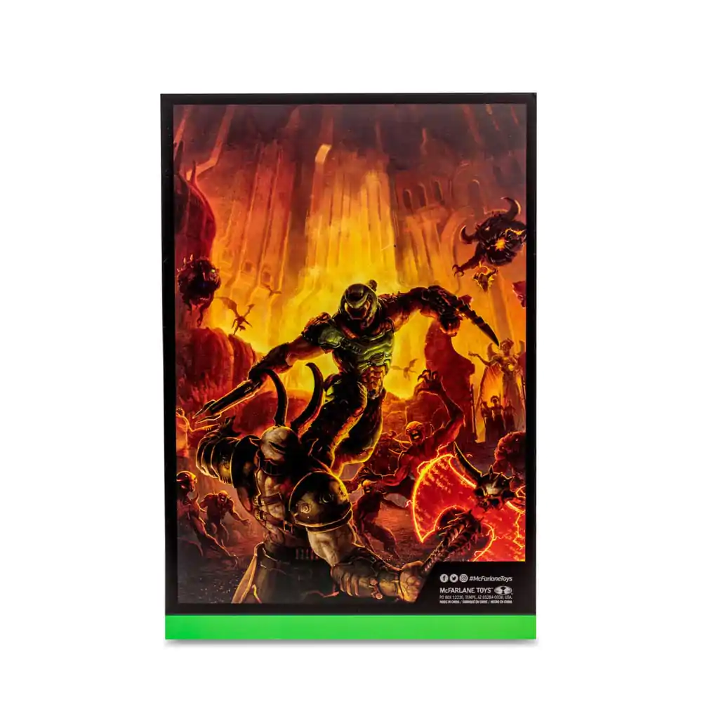 Doom Eternal Doom Slayer Classic (Glow In The Dark Edition) Gold Label akciófigura 18 cm termékfotó