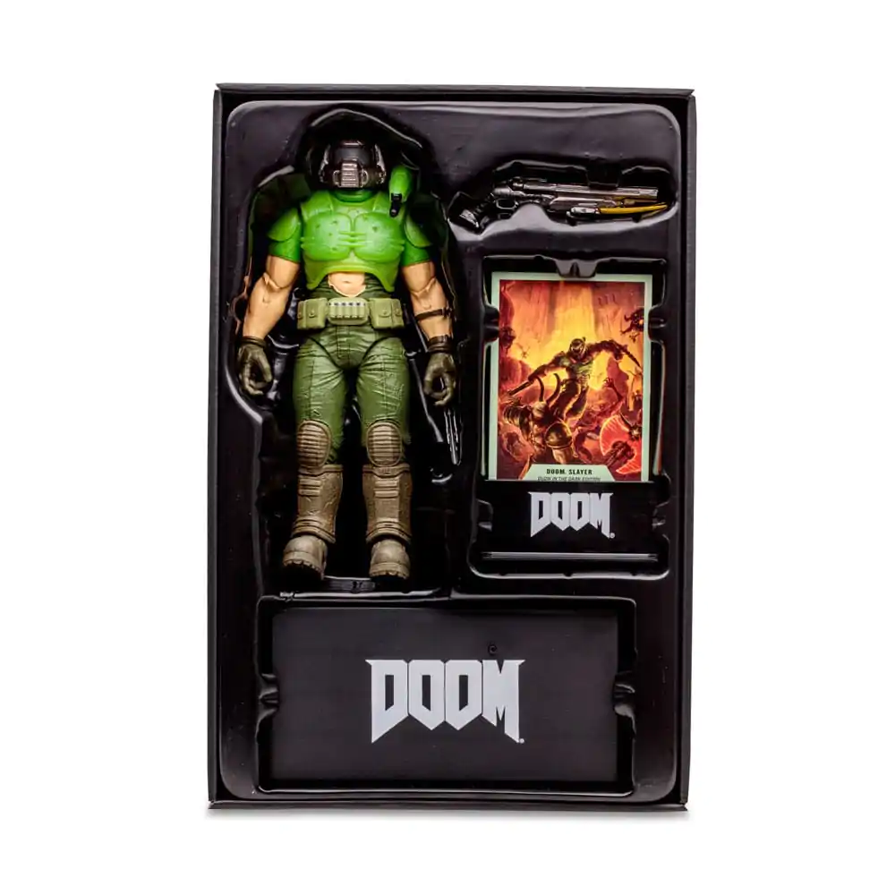 Doom Eternal Doom Slayer Classic (Glow In The Dark Edition) Gold Label akciófigura 18 cm termékfotó