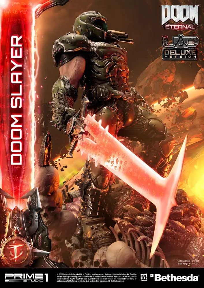 Doom Eternal Doom Slayer Deluxe Version szobor figura 110 cm termékfotó