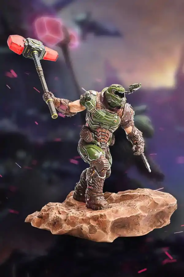 Doom Eternal Doom Slayer szobor figura 15 cm termékfotó