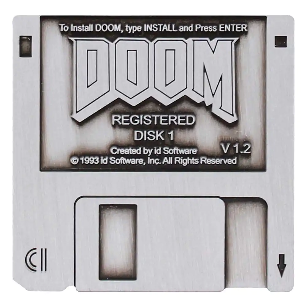 Doom Floppy Disk kitűző Limitált kiadás termékfotó