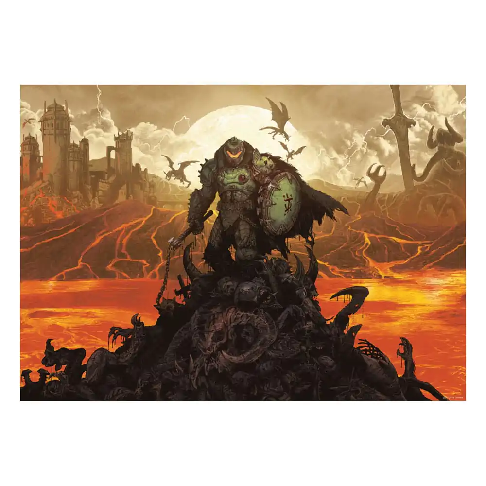Doom: The Dark Ages Art Print Limitált kiadás 42 x 30 cm termékfotó