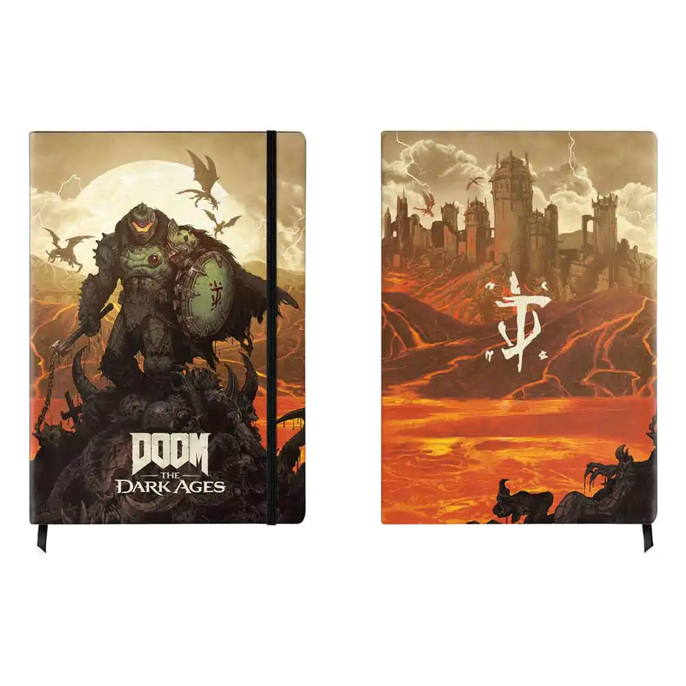 Doom The Dark Ages Keyart A5  jegyzetfüzet termékfotó