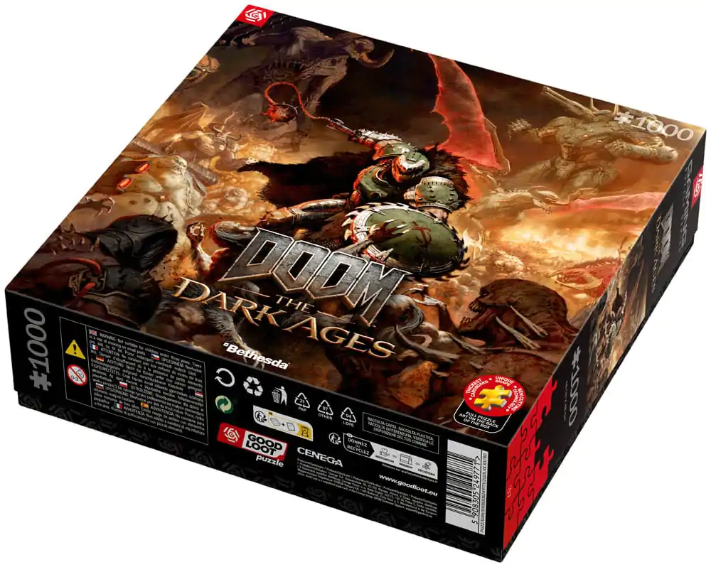 Doom The Dark Ages Slayer&#039;s Rag puzzle (1000 darab) termékfotó