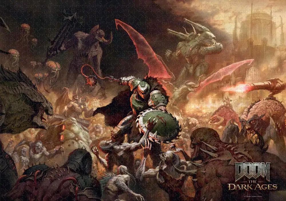 Doom The Dark Ages Slayer&#039;s Rag puzzle (1000 darab) termékfotó