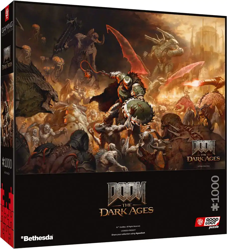 Doom The Dark Ages Slayer&#039;s Rag puzzle (1000 darab) termékfotó
