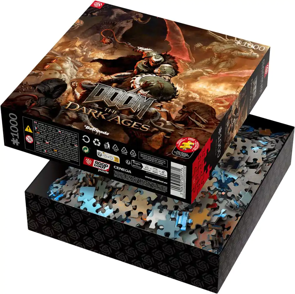 Doom The Dark Ages Slayer&#039;s Rag puzzle (1000 darab) termékfotó