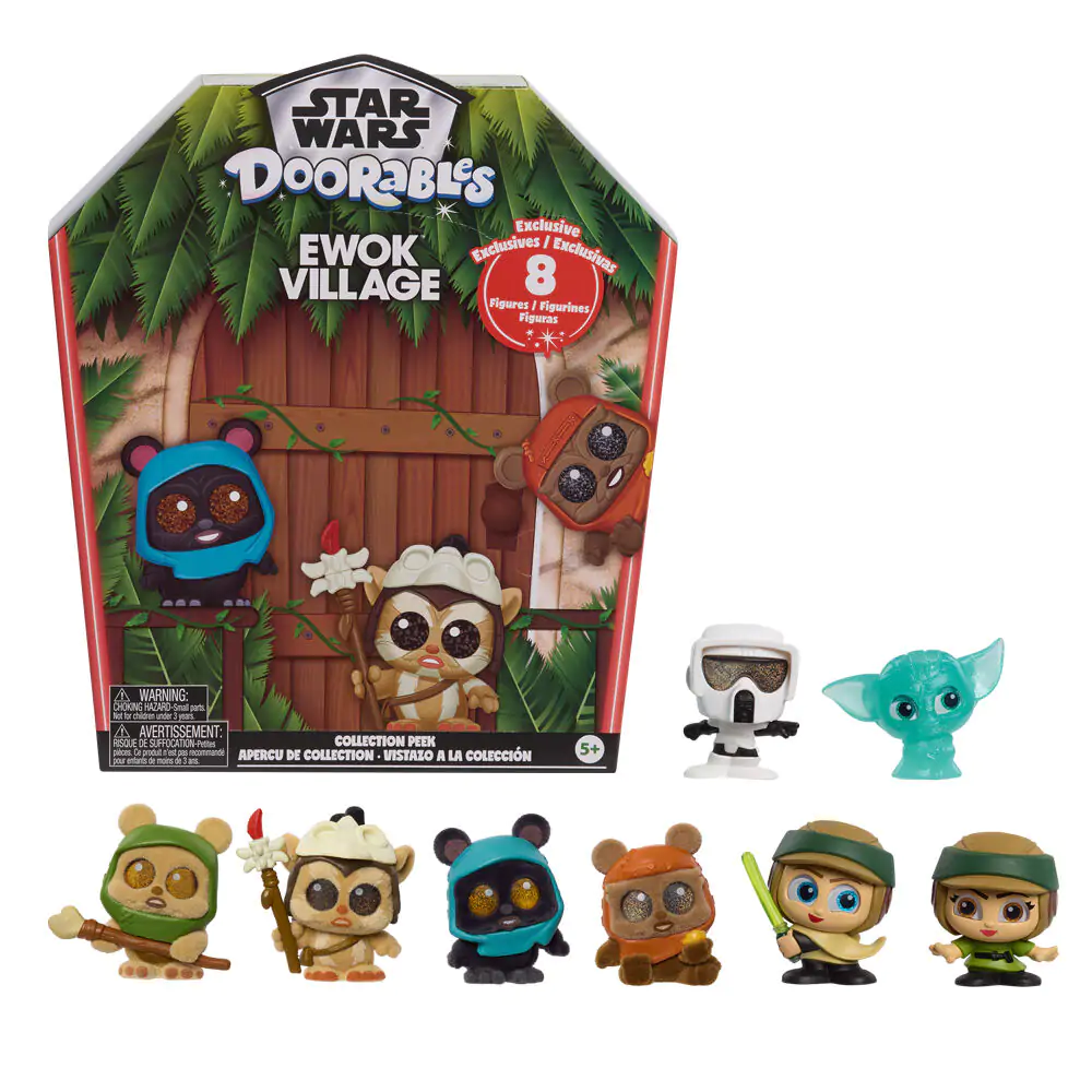 Doorables Star Wars Ewok Collection Peek 8 db-os figura csomag termékfotó