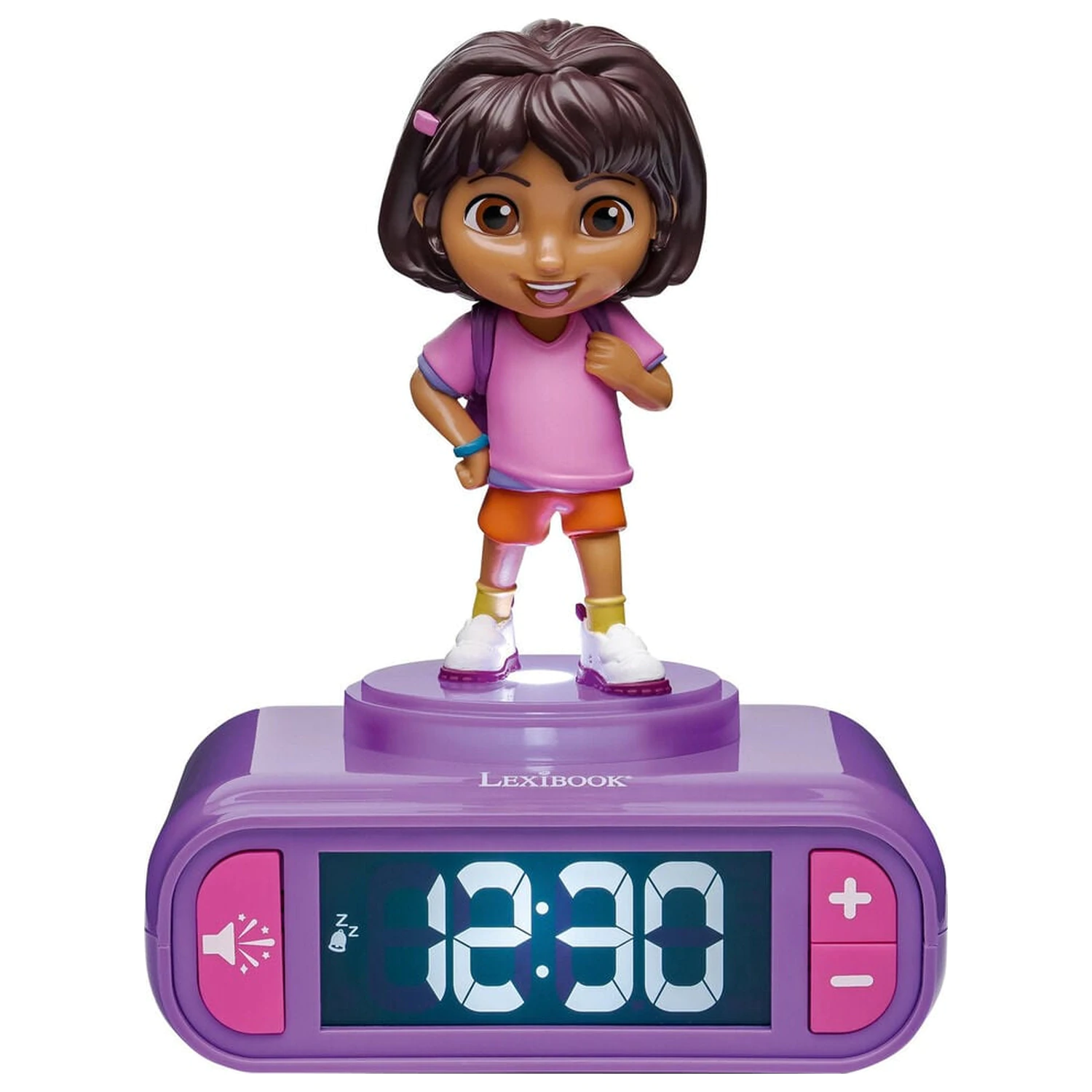 Dora the Explorer ébresztőóra és éjszakai lámpa termékfotó