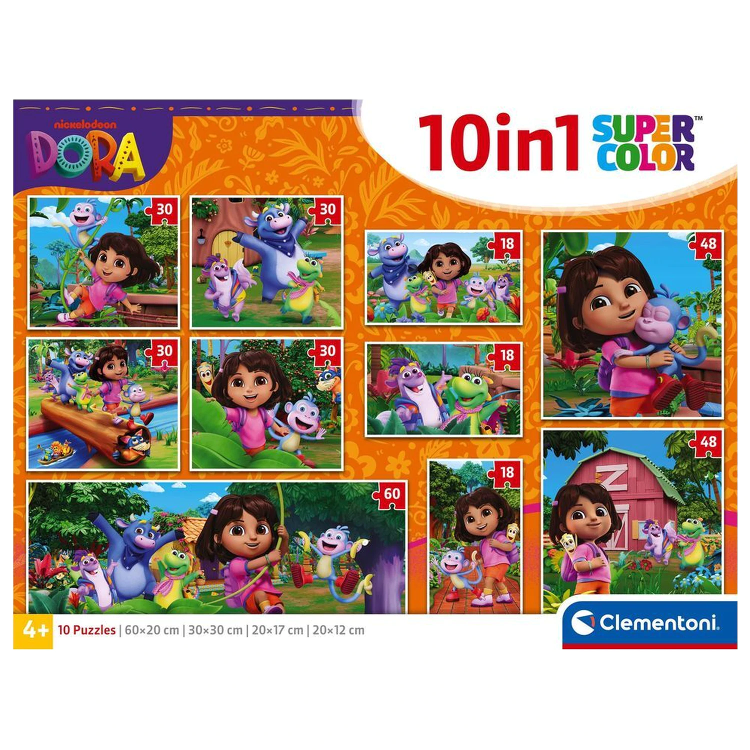 Dora The Explorer puzzle 10 In 1 termékfotó