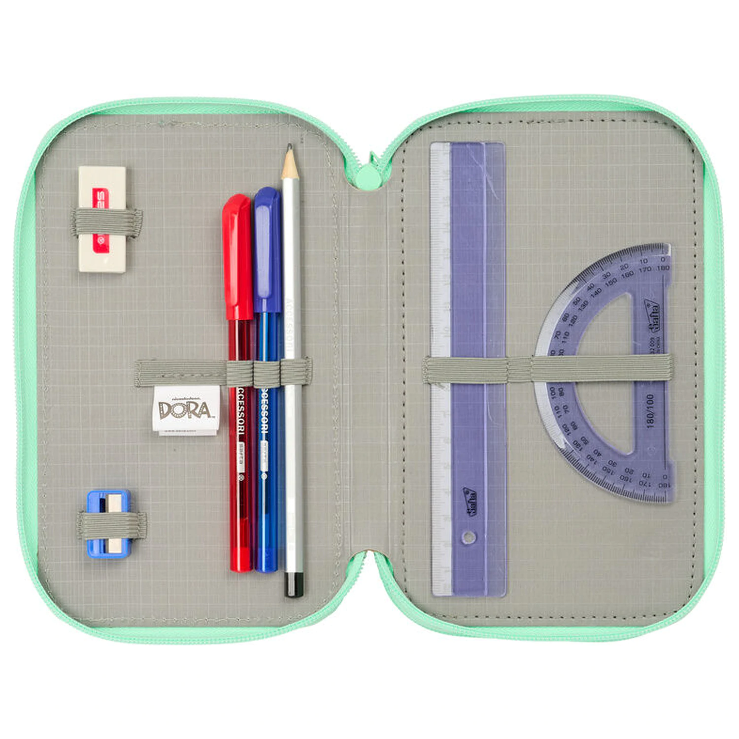 Dora the Explorer töltött tripla tolltartó 37db-os termékfotó