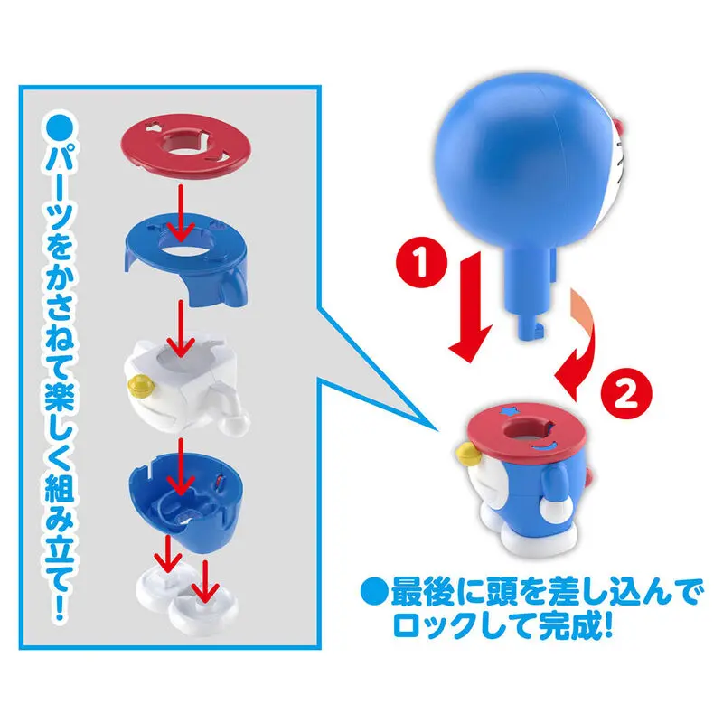 Doraemon modell készlet figura 8cm termékfotó