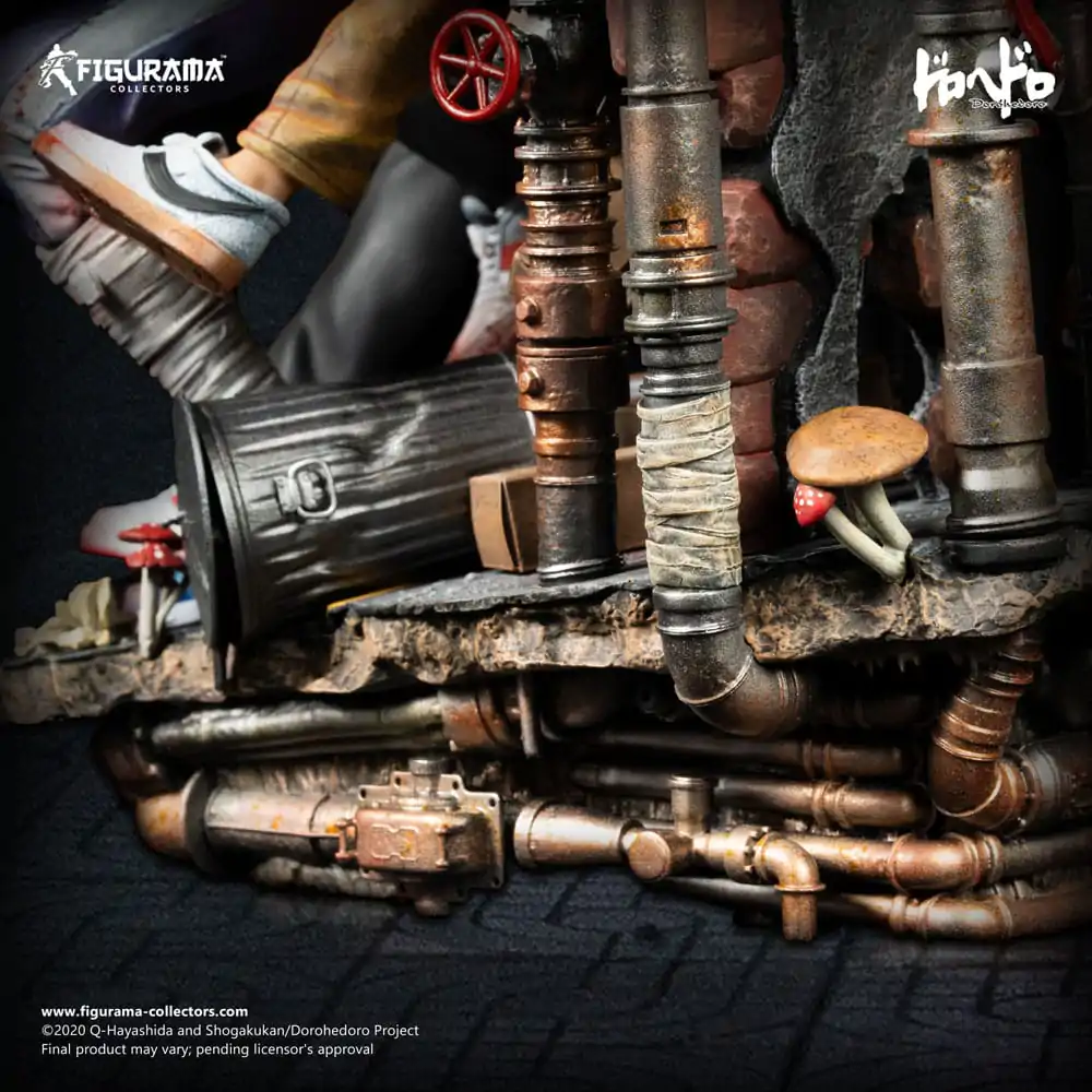 Dorohedoro Elite FigumiZ Elite 1/8 Shin &amp; Noi Elite dioráma szobor figura 39 cm termékfotó