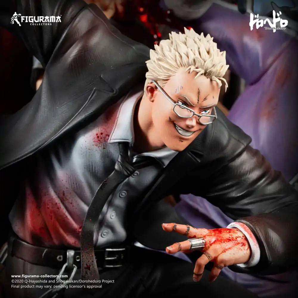 Dorohedoro Elite FigumiZ Elite 1/8 Shin &amp; Noi Elite dioráma szobor figura 39 cm termékfotó