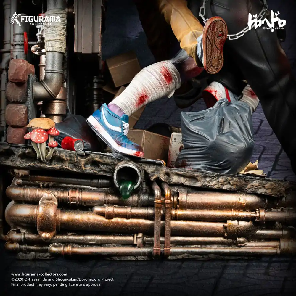 Dorohedoro Elite FigumiZ Elite 1/8 Shin &amp; Noi Elite dioráma szobor figura 39 cm termékfotó