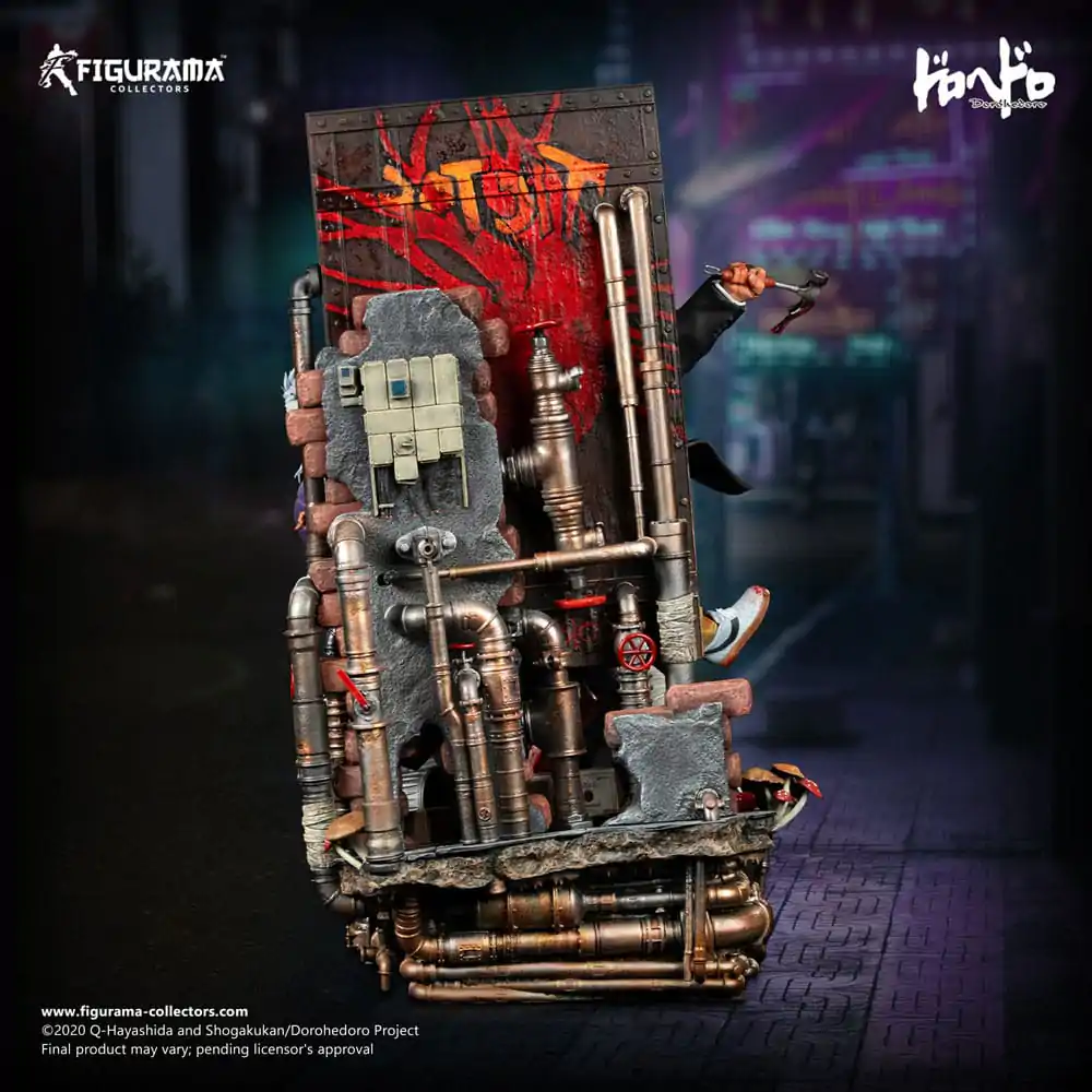 Dorohedoro Elite FigumiZ Elite 1/8 Shin &amp; Noi Elite dioráma szobor figura 39 cm termékfotó