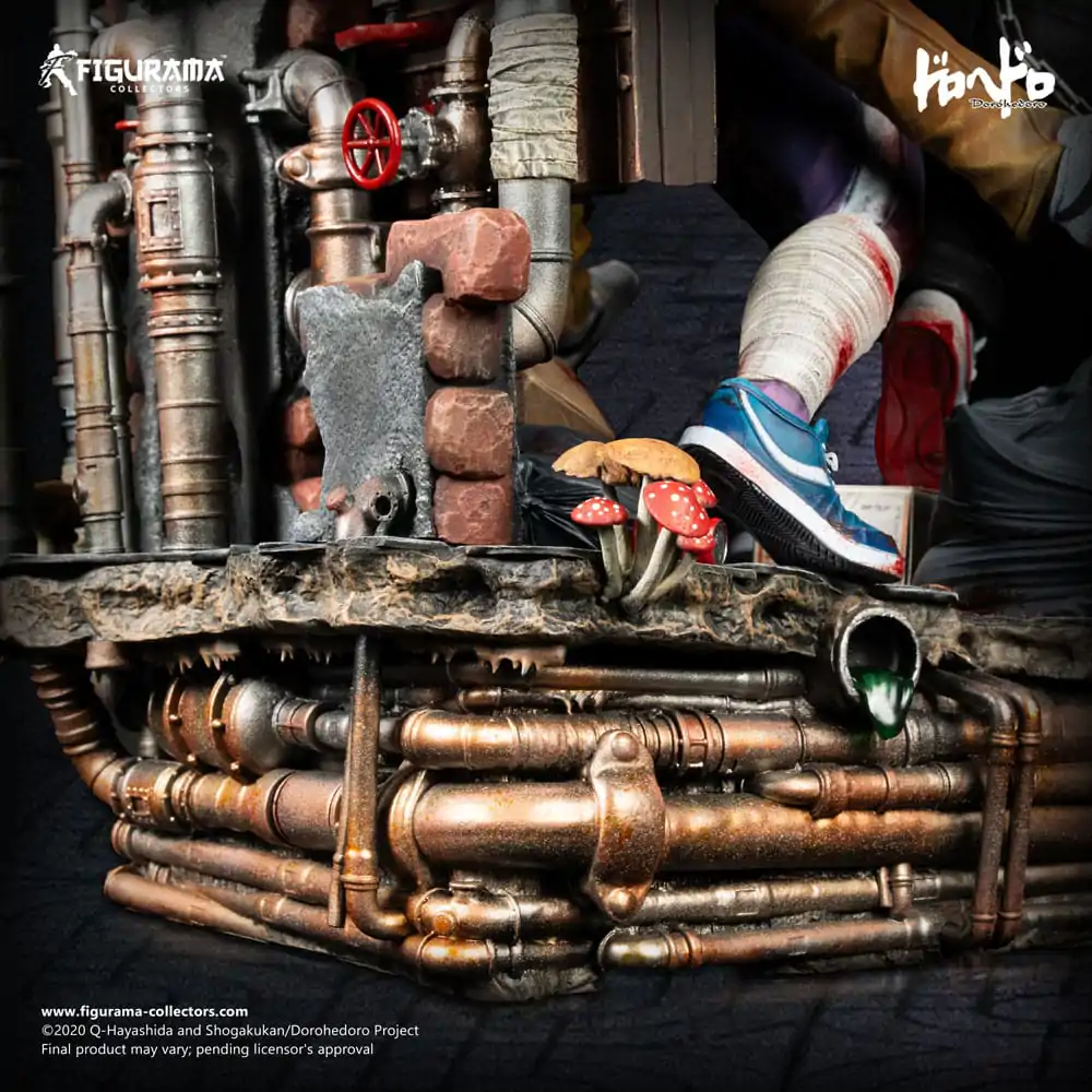 Dorohedoro Elite FigumiZ Elite 1/8 Shin &amp; Noi Elite dioráma szobor figura 39 cm termékfotó