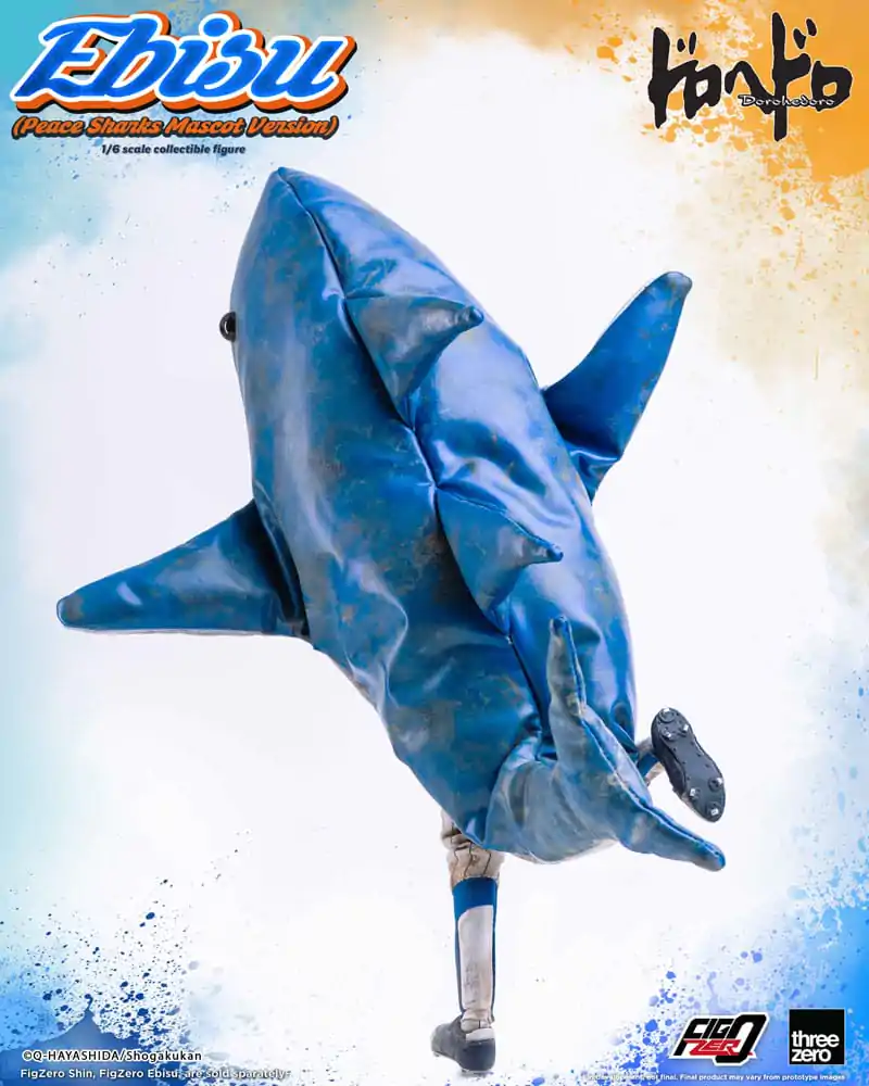 Dorohedoro FigZero akciófigura 1/6 Ebisu Peace Sharks Mascot Ver. 24 cm termékfotó