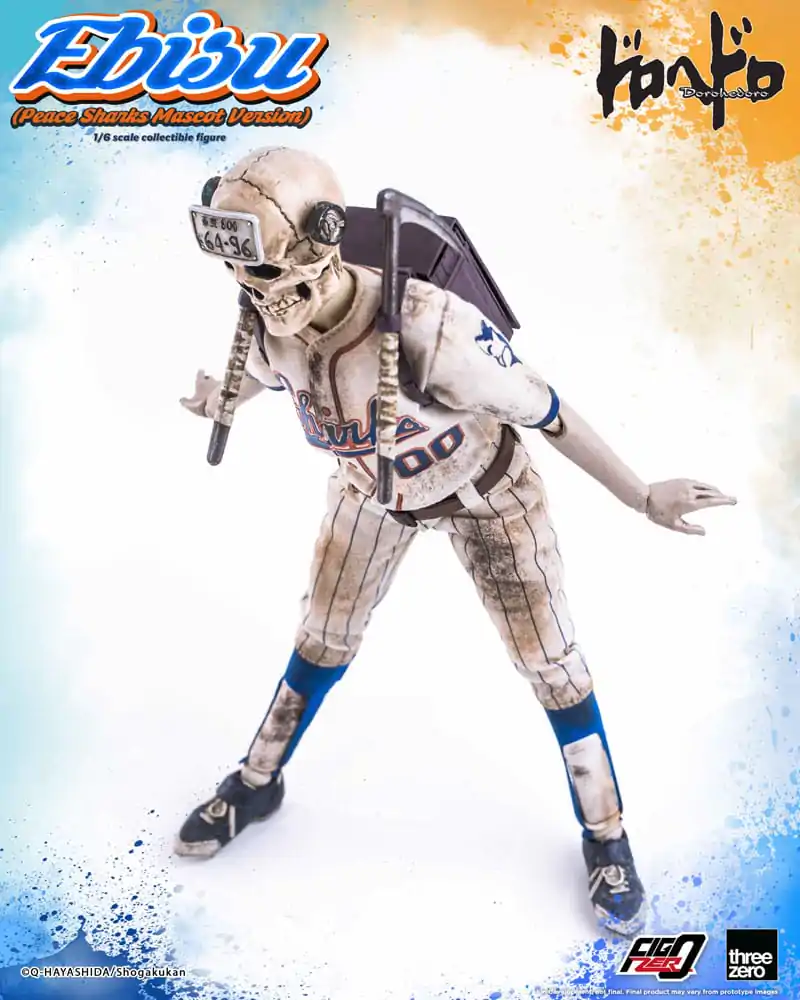 Dorohedoro FigZero akciófigura 1/6 Ebisu Peace Sharks Mascot Ver. 24 cm termékfotó