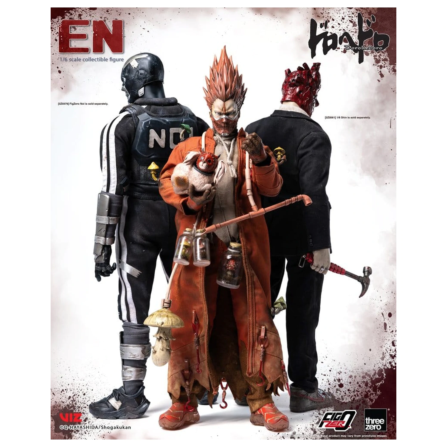 Dorohedoro FigZero akciófigura En 35 cm termékfotó