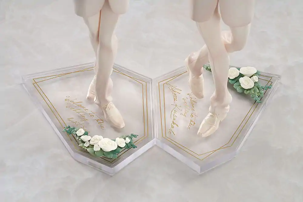 Doukyusei 1/7 Hikaru Kusakabe &amp; Licht Sajo: Wedding Ver. 2 db-os PVC szobor figura csomag 24 cm termékfotó