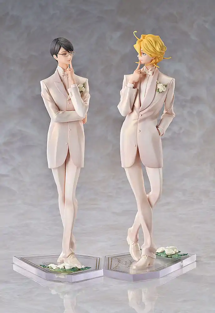 Doukyusei 1/7 Hikaru Kusakabe &amp; Licht Sajo: Wedding Ver. 2 db-os PVC szobor figura csomag 24 cm termékfotó